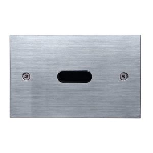 Zero Lead Stainless Steel 304 Wall Mounted Electronic Sensor Plate w/ No Spout Infrared Sensor Battery & Mains Powered