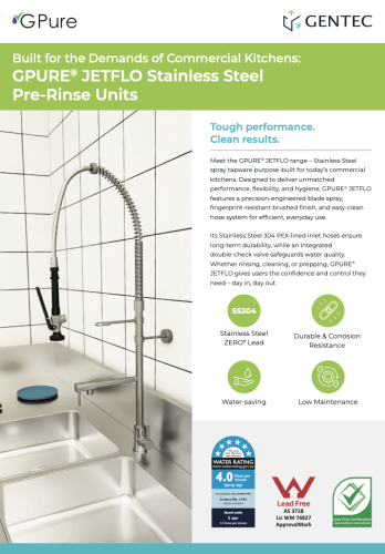 Gpure Jetflo Stainless Steel Flyer