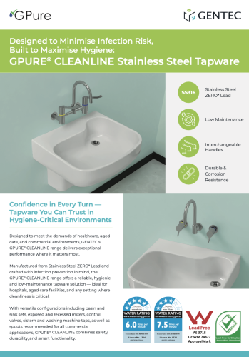 Gpure Cleanline Flyer immage