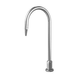 Zero Lead Stainless Steel 316 Hob Mounted Laboratory Swivel Gooseneck Spout and Aerator – Water