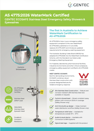 As 4775 2026 Watermark Certified Gentec Ecosafe
